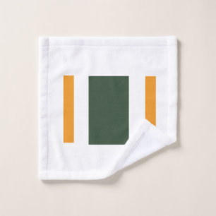 Grüne Orange Waschlappen