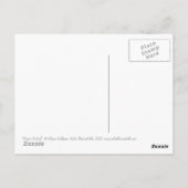 Grüne Orchidee, tropische Blume Blumenpastellfarbe Postkarte (Rückseite)