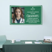 Grüne Osteopathische Medizinstudium Banner (Messeveranstaltung)
