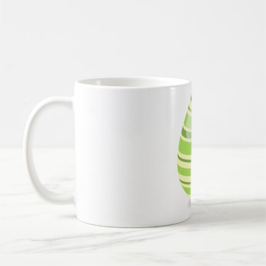 Grüne Ostereier-Tasse Kaffeetasse (Links)