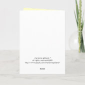 Grüne ovale Foto-Weihnachtskarte Feiertagskarte (Rückseite)