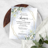 Grüne Paare Dusche Einladung