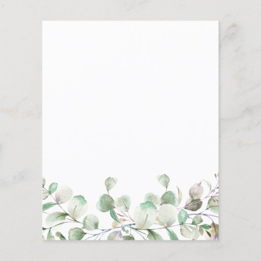 Grüne Paare Dusche Einladung (Rückseite)