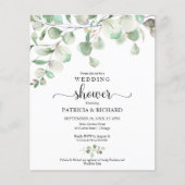 Grüne Paare Dusche Einladung (Vorderseite)