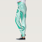 grüne Paisley-Leggings Leggings (Links)