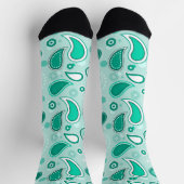 grüne Paisley-Socken Socken (Oben)
