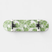 Grüne Palmblätter Skateboard (Horizontal)