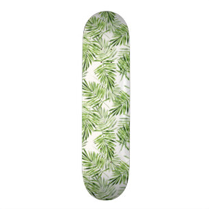 Grüne Palmblätter Skateboard
