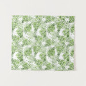 Grüne Palmblätter Wandteppich (Vorderseite (Horizontal))