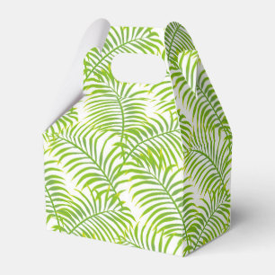 Grüne Palmen-Flamingo-Geschenkboxen Geschenkschachtel