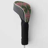 Grüne Palmen Golf Headcover (angewinkelt)