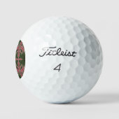 Grüne Palmen Golfball (Logo)