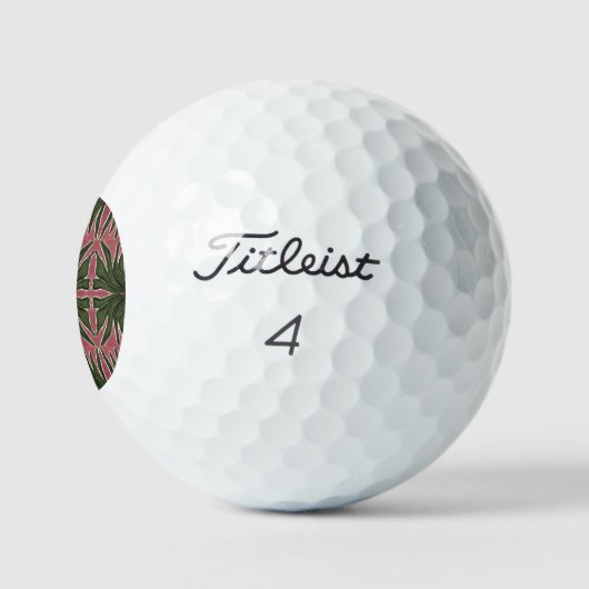 Grüne Palmen Golfball (Logo)