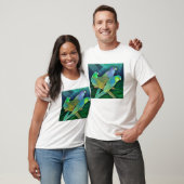 Grüne Papageien T-Shirt (Unisex)