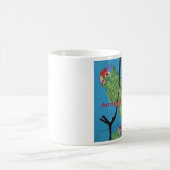 grüne Papageien-Tasse Kaffeetasse (Mittel)