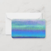 Grüne Papagekarten Mitteilungskarte (Rückseite)