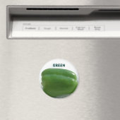 Grüne Paprika Magnet (In Situ (Geschirrspüler))