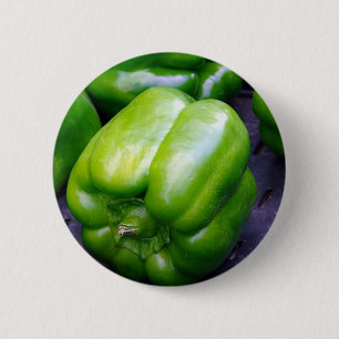 Grüne Paprikaschoten Button