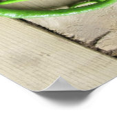 Grüne Paprikaschoten Poster (Ecke)