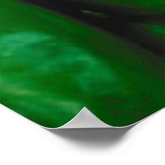 Grüne Paprikaschoten Poster (Ecke)