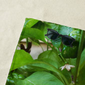 Grüne Paprikaschoten Strandtuch (Beispiel)