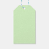 Grüne Pastel-Gift-Tags Geschenkanhänger (Rückseite)
