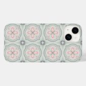 Grüne Pastell-Blumentafeln Case-Mate iPhone Hülle (Rückseite (Horizontal))