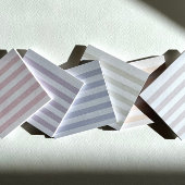 Grüne Pastellstreifen - Nachhinweise Post-it Klebezettel