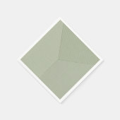 Grüne Pastelltöne, dünne Linien auf hellgrün. Serviette (Ecke)