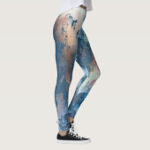 Grune Patina, Vintag rustikal Leggings (Rechts)