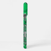 Grüne PCB-Schaltungsplatine-Design für IT-Experten iPhone Hülle (Rechte Seite)