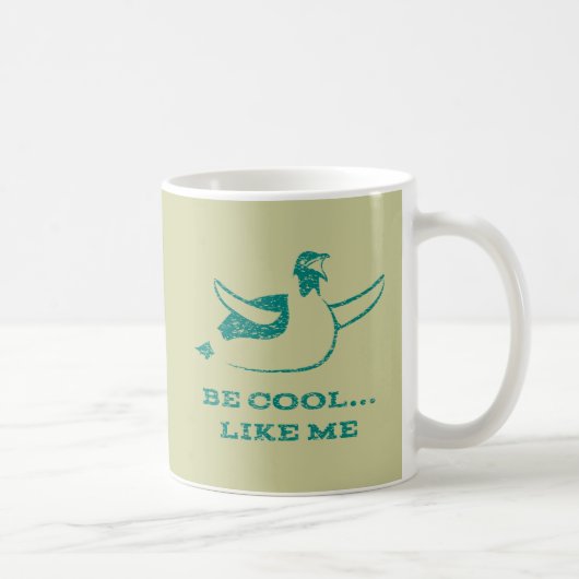 Grüne Penguin-Tasse Kaffeetasse (Rechts)