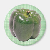 Grüne Pepper Magnet (Vorne)