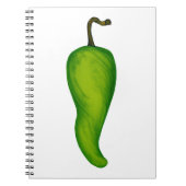 Grüne Pepper Notizblock (Vorderseite)