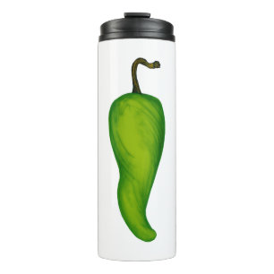 Grüne Pepper Thermosbecher