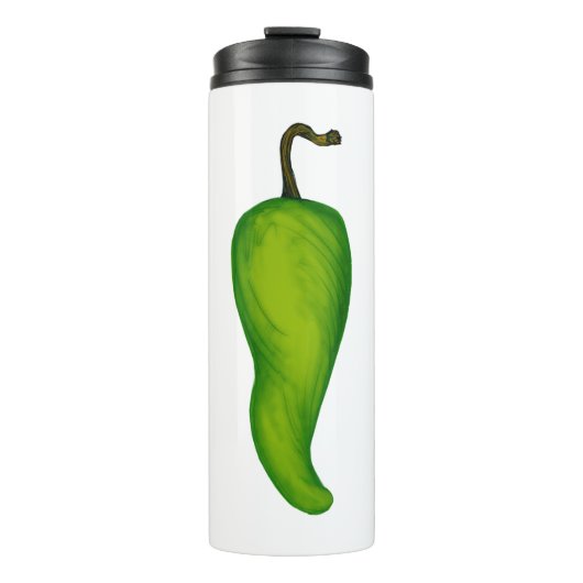 Grüne Pepper Thermosbecher (Vorderseite)