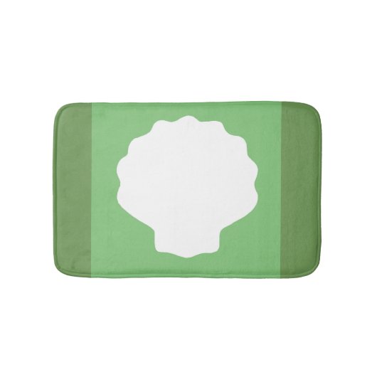 Grüne Perle Badematte (Vorderseite)