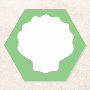 Grüne Perle Untersetzer