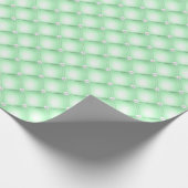 Grüne Perlen Geschenkpapier (Ecke)