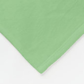 Grüne personalisierte Fleece-Decke Apples Fleecedecke (Ecke)