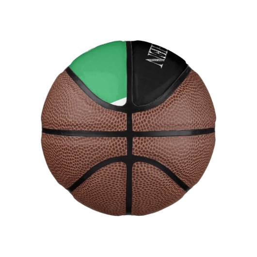 Grüne Personalisierte Namensnummer (basketball) Mini Basketball (Rechts)