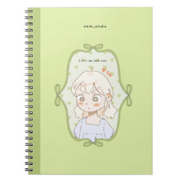 Grüne Pfanne Pan Notizblock