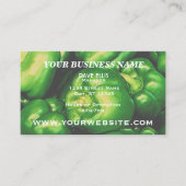 Grüne Pfefferfarm Visitenkarte (Vorderseite)