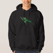 Grüne Pfeil-Crouches Hoodie (Vorderseite)