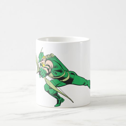 Grüne Pfeil-Crouches Kaffeetasse (Mittel)