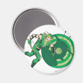 Grüne Pfeil mit Ziel 2 Magnet (Vorderseite/Rückseite)