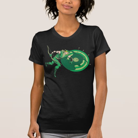 Grüne Pfeil mit Ziel 2 T-Shirt (Vorderseite)