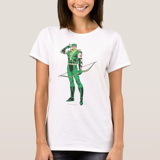 Grüne Pfeil mit Ziel T-Shirt (Vorderseite)
