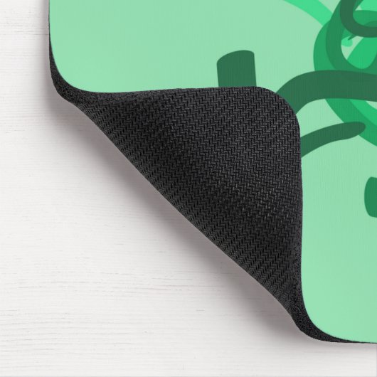 Grüne Pfeile Mousepad (Ecke)