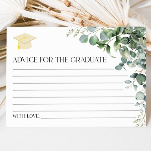 Grüne Pflanze Eukalyptus Hinweiskarte